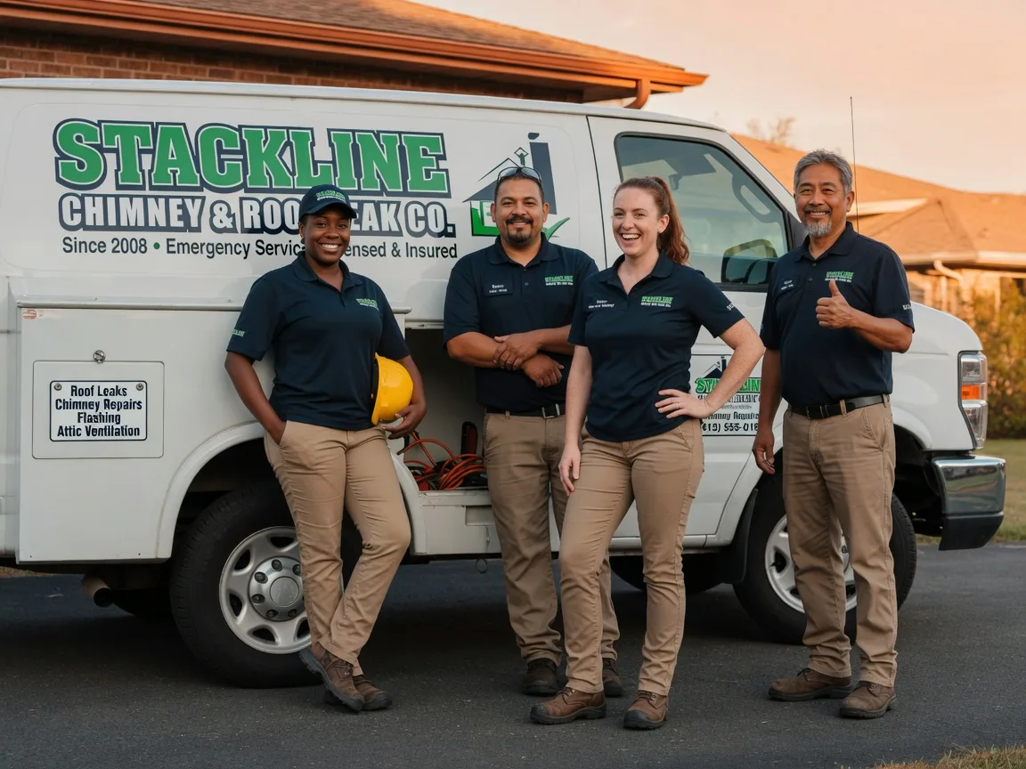 Chimney flashing repair company in Fingerville, SC